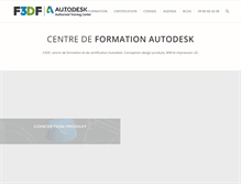 Tablet Screenshot of formation-3d-france.com